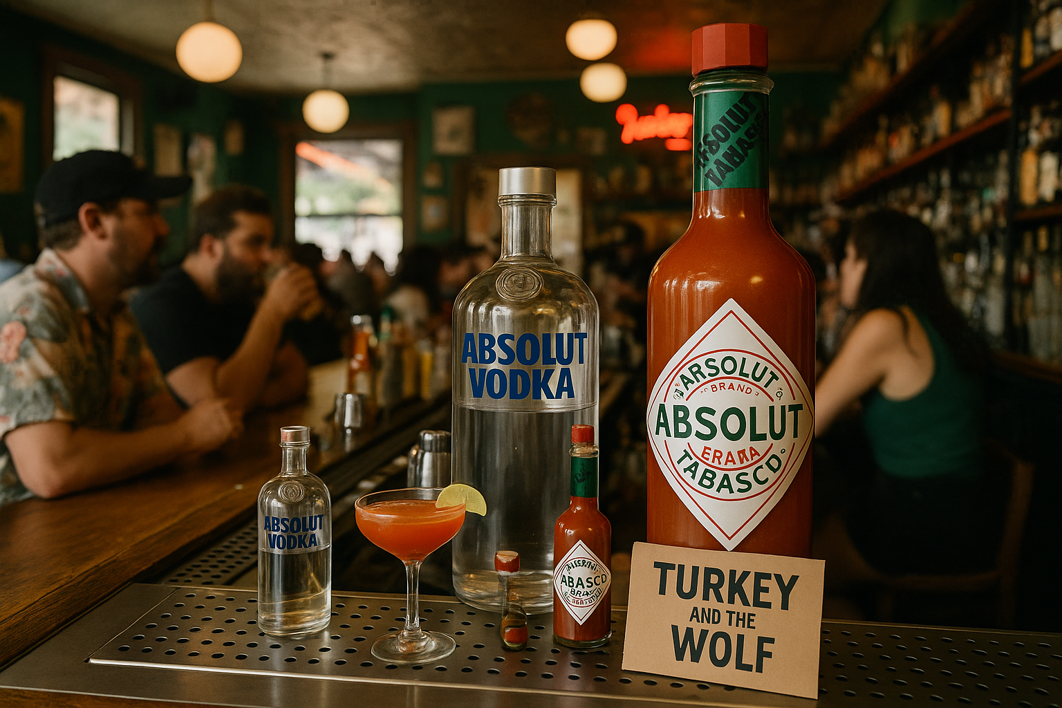 Mason Hereford Hosts Absolut Tabasco Takeover at Turkey and the Wolf