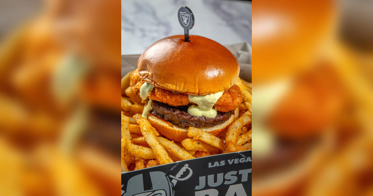 Chile Relleno Burger at Allegiant Stadium for the 2026 Las Vegas Raiders season