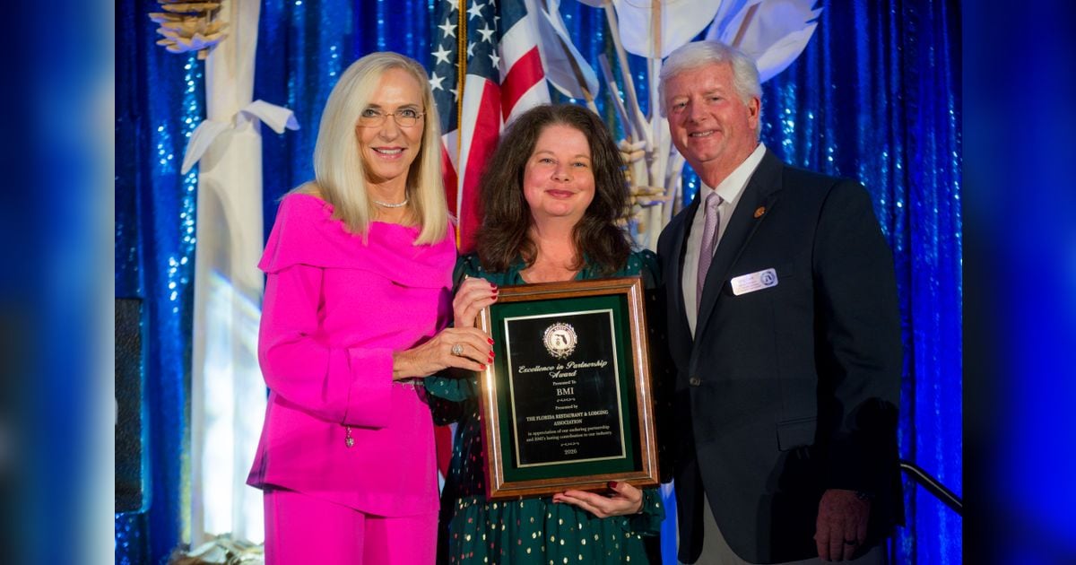 BMI Honored With Excellence in Partnership Award by Florida Restaurant Group