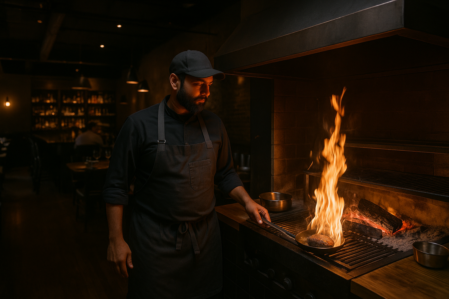 Chef Zubair Mohajir Opens Fire-Driven Muhājir in Lincoln Park