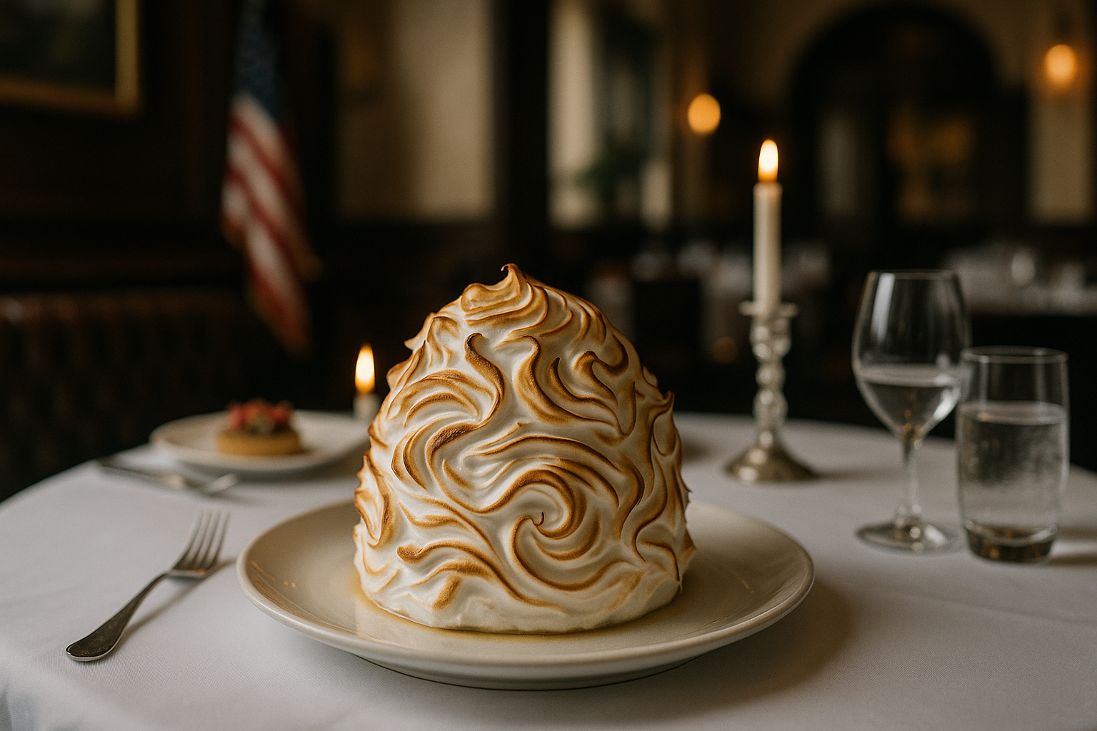 Delmonico's Reimagines Baked Alaska With Native Ingredients for America 250