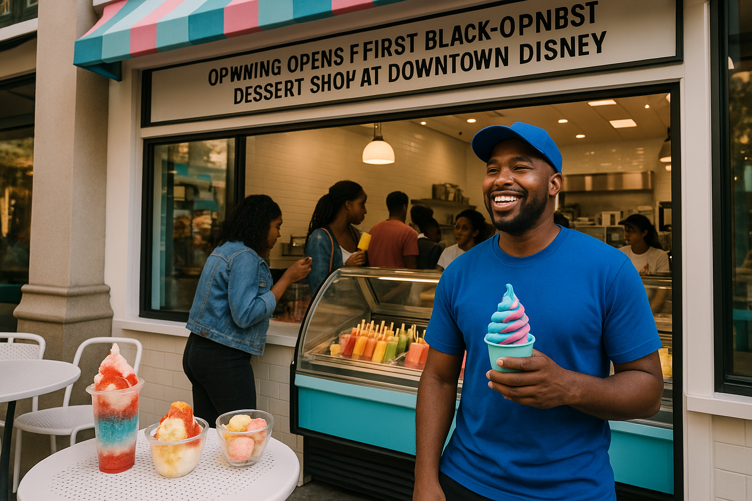 Happy Ice Opens First Black-Owned Dessert Shop at Downtown Disney