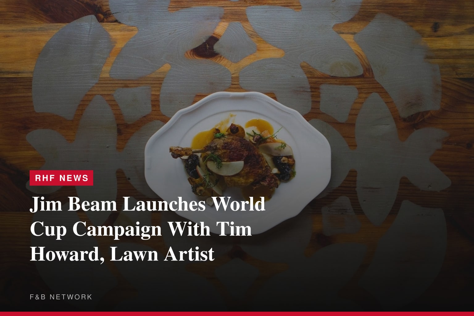 Jim Beam Launches World Cup Campaign With Tim Howard, Lawn Artist