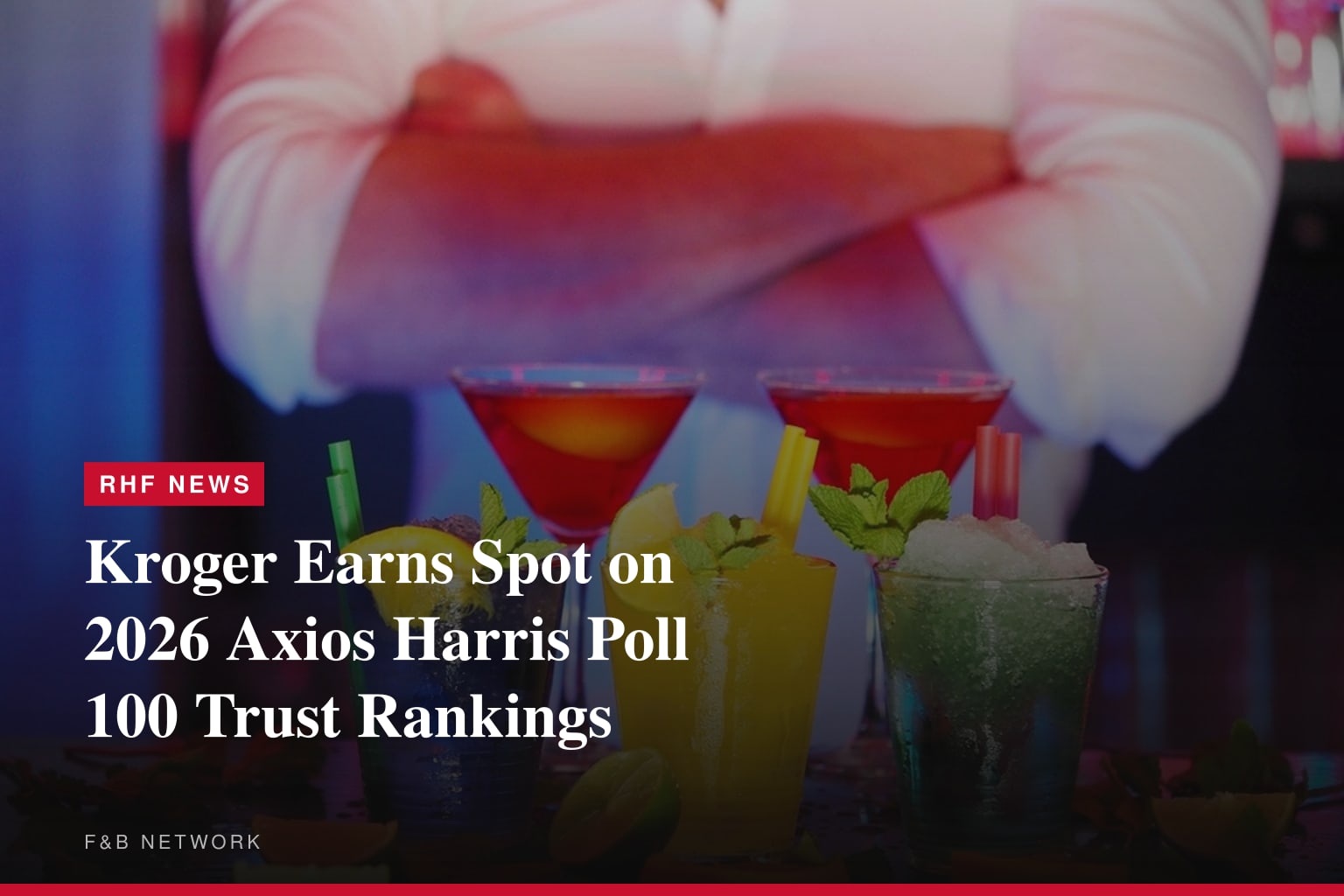Axios Harris Poll Names Kroger One of America's Most Visible and Trusted Companies