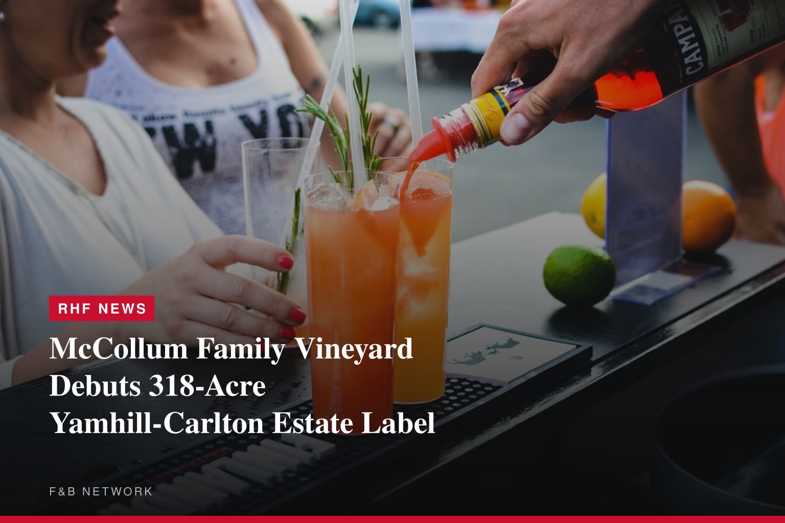 CJ &amp; Elise McCollum, Proprietors of McCollum Heritage 91, Announce the Launch of McCollum Family Vineyard, Focused on Estate-Grown Willamette Valley Wines