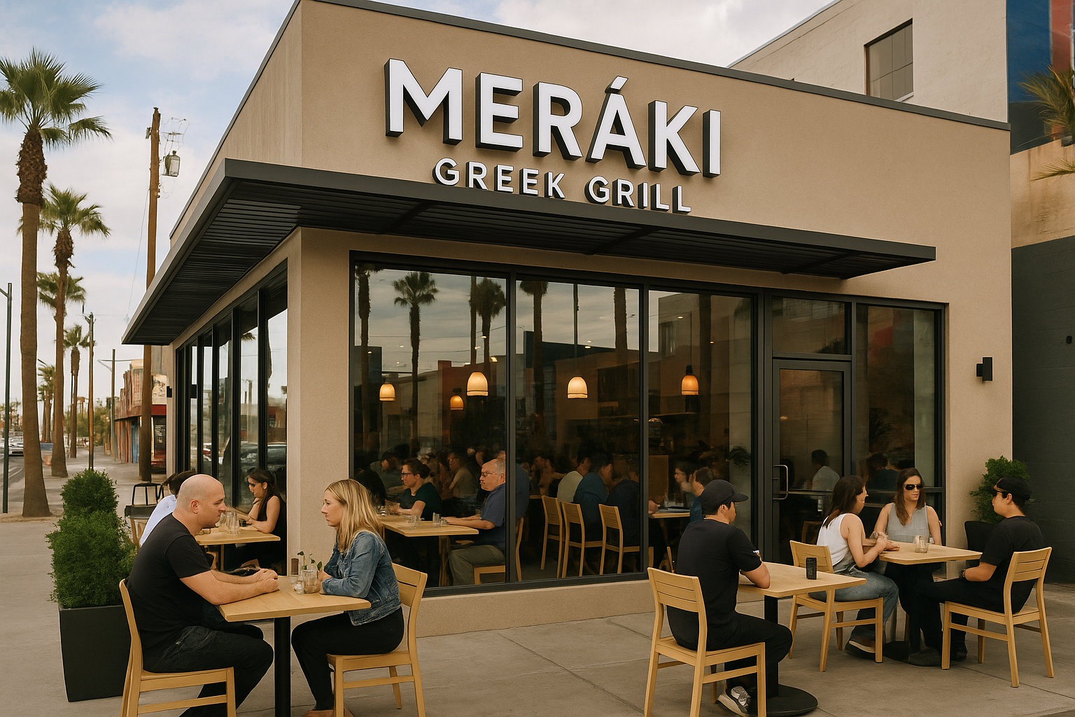 Meráki Greek Grill Opens Sixth Las Vegas Location in Arts District