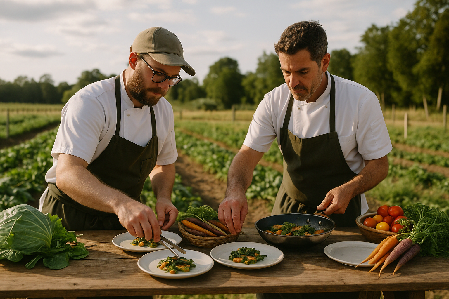 Two Michelin Green Star Chefs Team for One-Night Farm Dinner