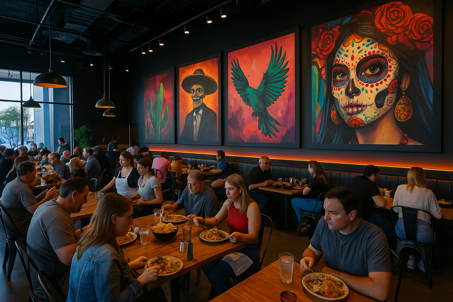 Nacho Daddy Opens Art-Forward AREA15 Location in Las Vegas
