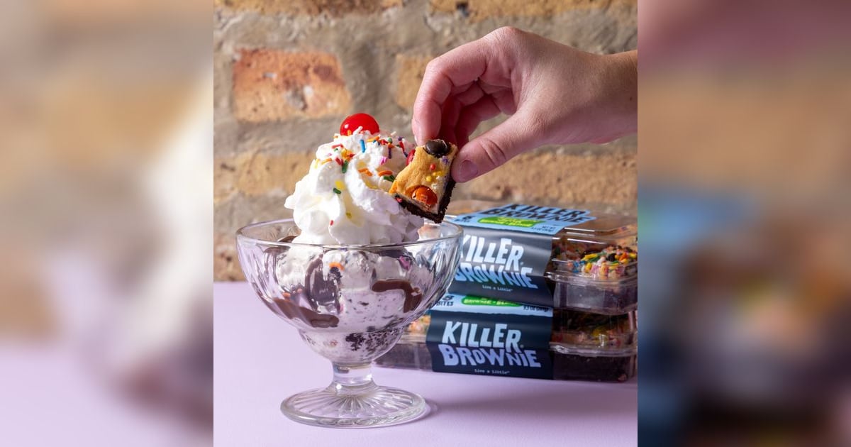 Oberweis, Killer Brownie Launch Kitchen Sink Sundae