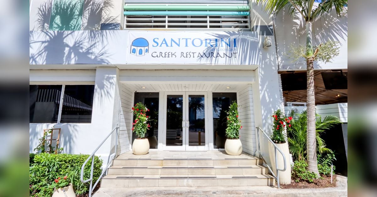 Santorini by Georgios Fort Lauderdale Debuts Greek Cocktail Program