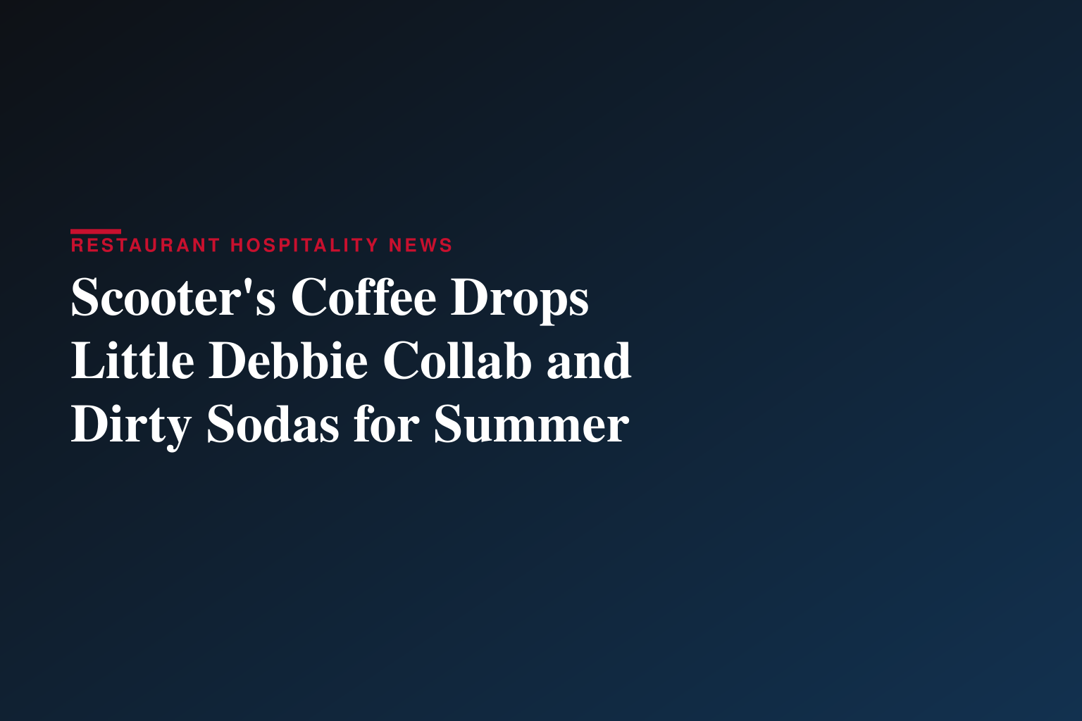 Meet Your Cosmic Crushes with New Refreshing Summer Drinks Available Today at Scooter’s Coffee®