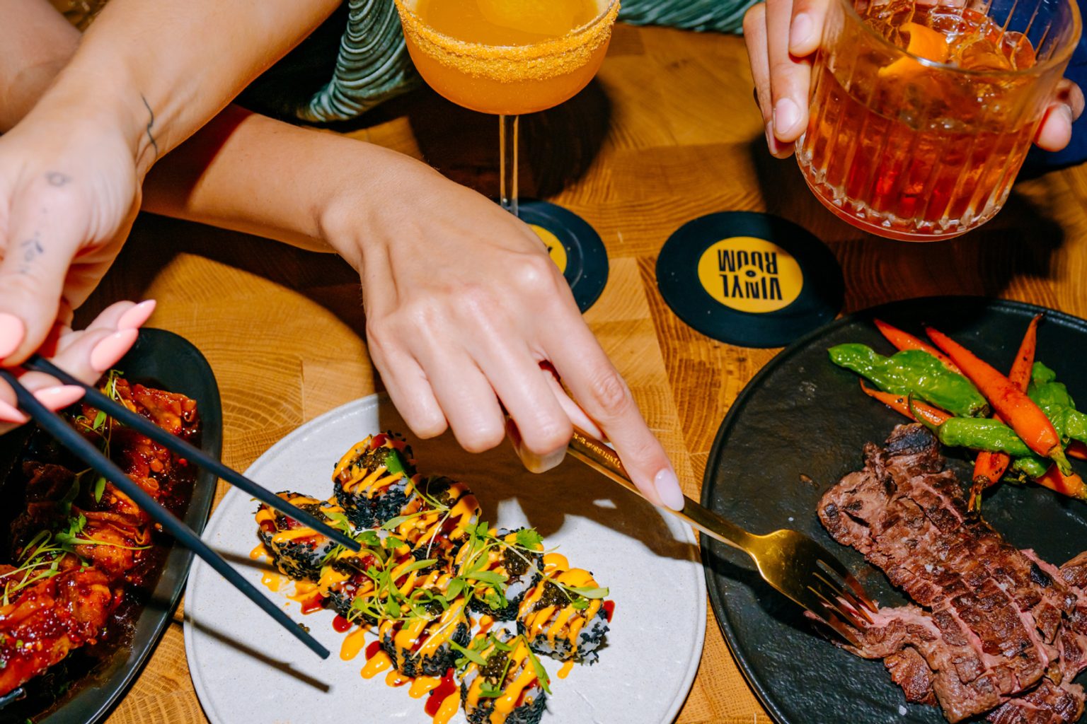Vinyl Room Las Vegas Opens on Strip with Asian Cuisine, Craft Cocktails