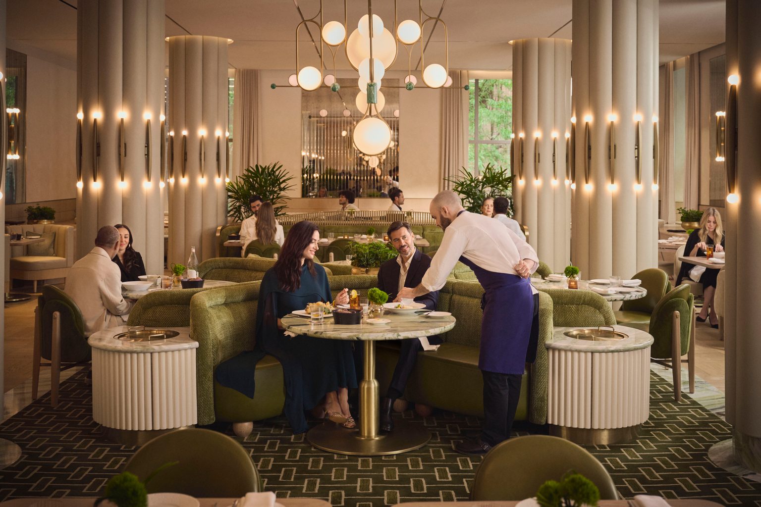 Waldorf Astoria Serves Up Tennis Beneath the Chandeliers